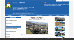 Desktop Screenshot of comune.mergo.an.it
